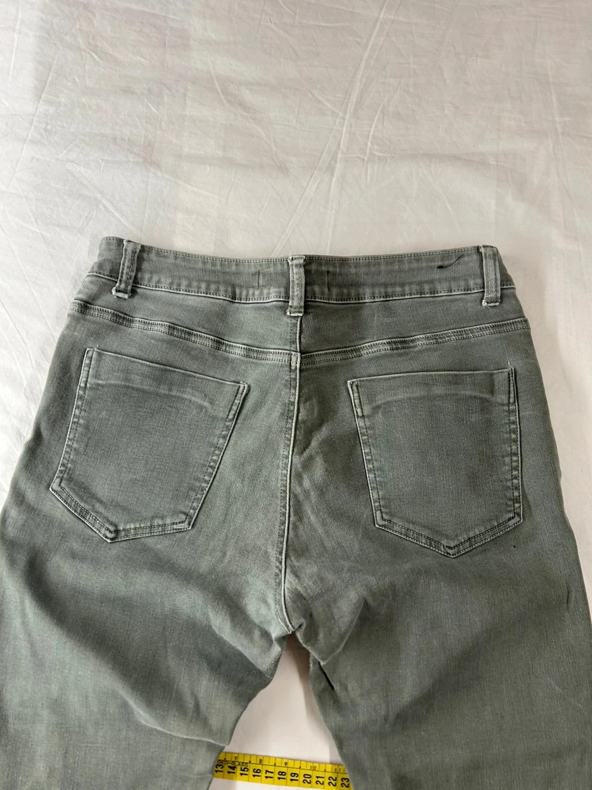 Grijze vintage obiettivo denim jeans – photo 12